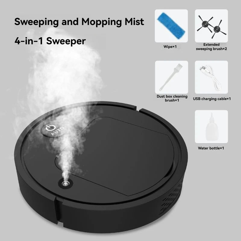 Suction mop spray humidification sweeping robot disinfection and sterilization mobile automatic mosquito repellent