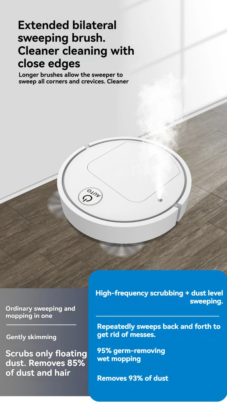 Suction mop spray humidification sweeping robot disinfection and sterilization mobile automatic mosquito repellent