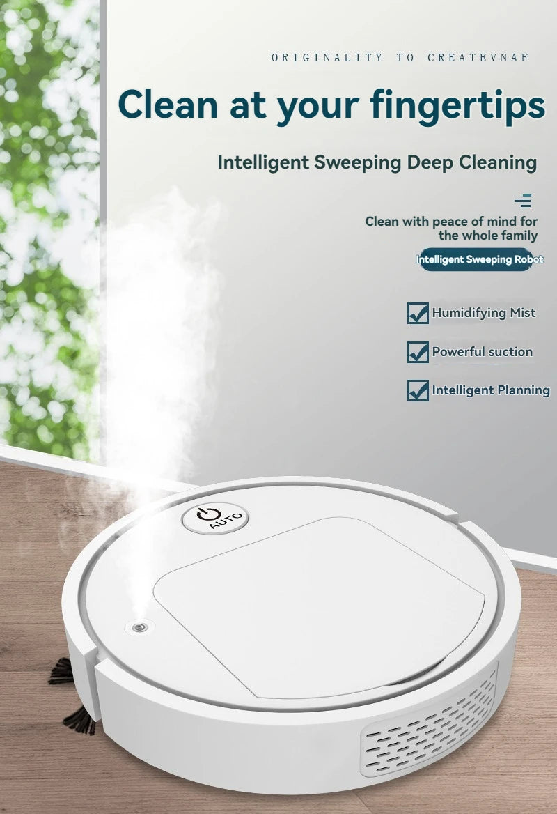 Suction mop spray humidification sweeping robot disinfection and sterilization mobile automatic mosquito repellent