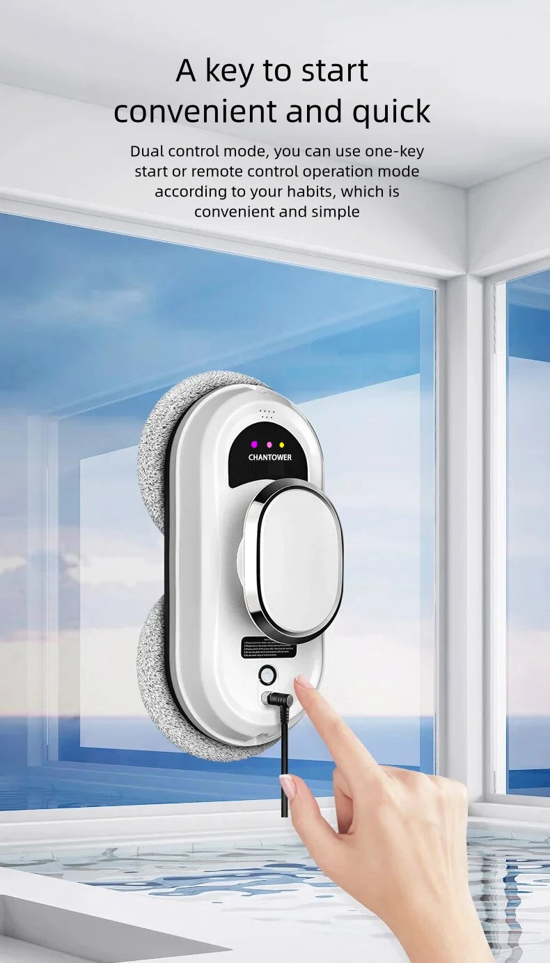 Intelligent Window Cleaning Robot Vacuum Cleaner Robot Window Cleaner Electric Glass Limpiacristales Remote Control for Home