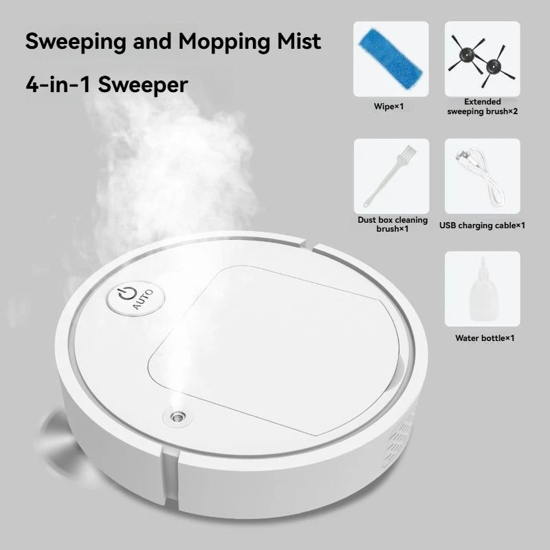 Suction mop spray humidification sweeping robot disinfection and sterilization mobile automatic mosquito repellent
