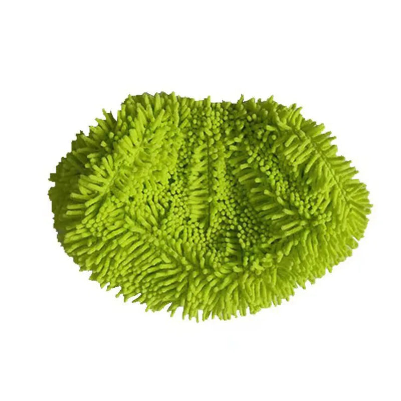 Microfiber Mop Cloth Absorbent Sponge Replacement Reusable Suitable for Swiffer Flat Mop Household Accessories Green Bathroom