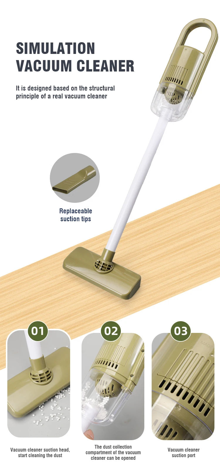 Kids Household Cleaning Toy Set Cleaning Tool Pretend House Play Cleaning Home Play Toy Game Broom and Mop Set for Kids Gift