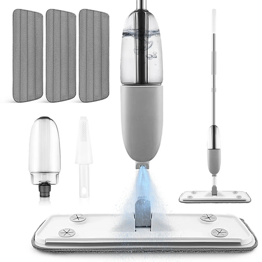 Refillable Rotatable Spray Mop With Replacement Pads Flat Mop For Cleaning Wet Mop Microfiber Spray Mop Dry Wet Floor Mop
