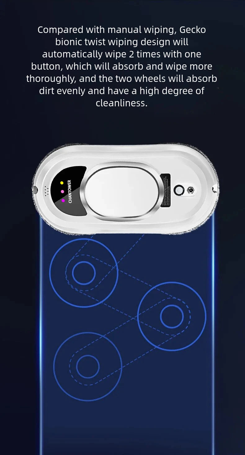 Intelligent Window Cleaning Robot Vacuum Cleaner Robot Window Cleaner Electric Glass Limpiacristales Remote Control for Home