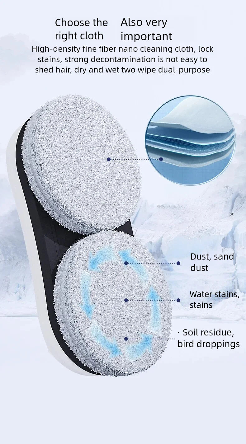 Intelligent Window Cleaning Robot Vacuum Cleaner Robot Window Cleaner Electric Glass Limpiacristales Remote Control for Home