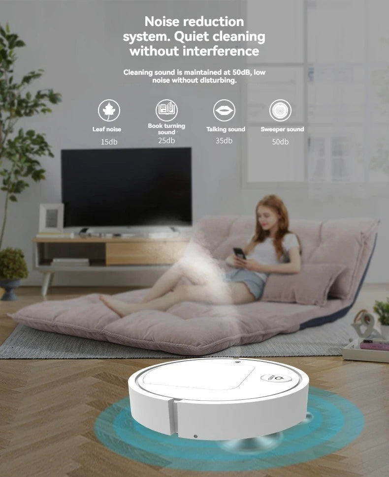 Suction mop spray humidification sweeping robot disinfection and sterilization mobile automatic mosquito repellent