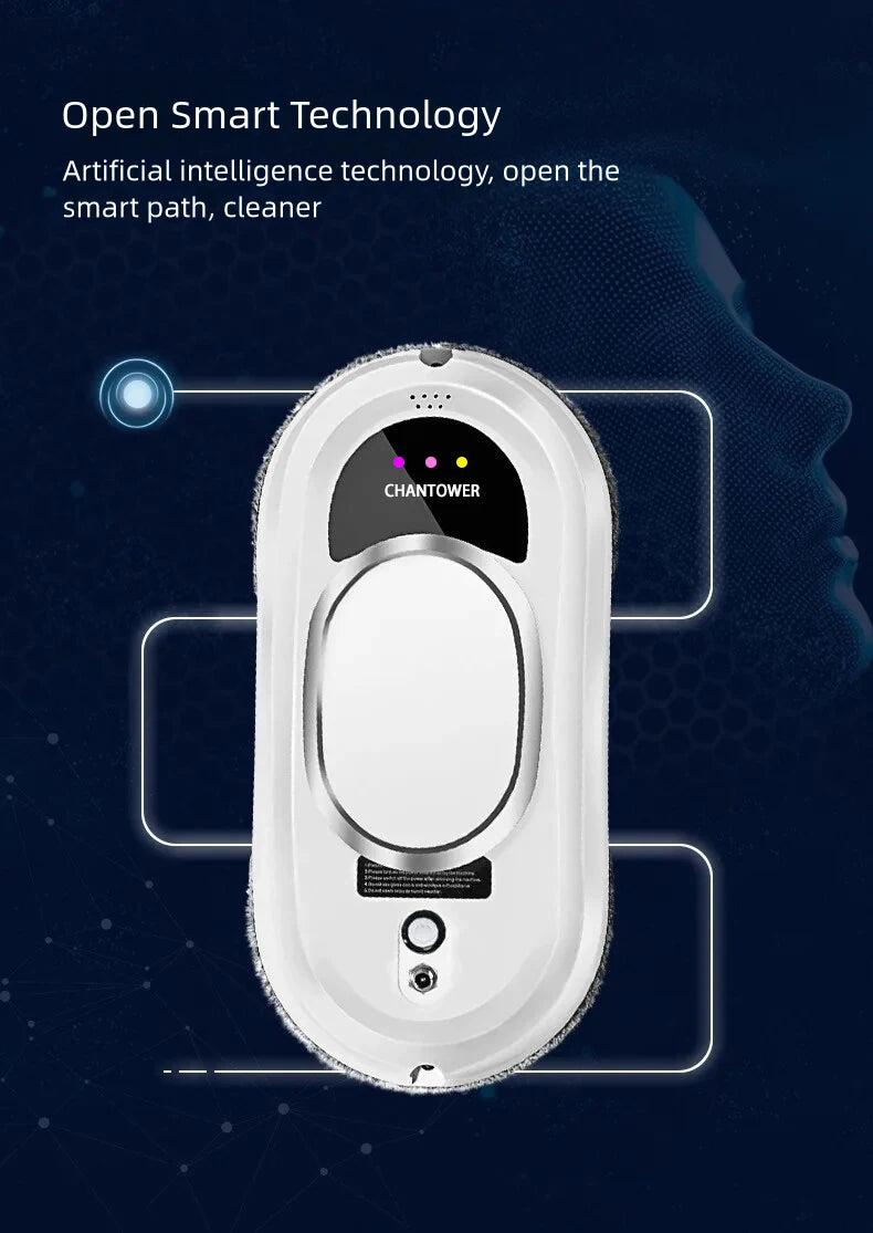 Intelligent Window Cleaning Robot Vacuum Cleaner Robot Window Cleaner Electric Glass Limpiacristales Remote Control for Home