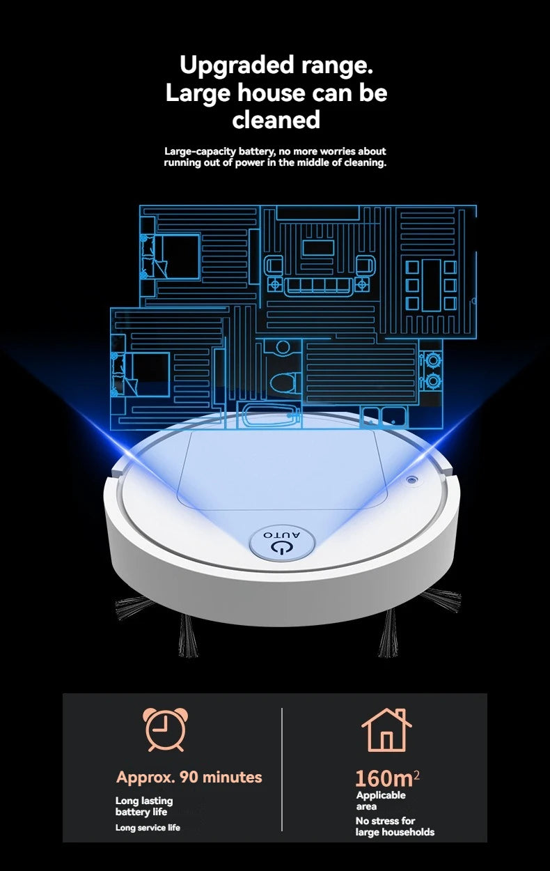 Suction mop spray humidification sweeping robot disinfection and sterilization mobile automatic mosquito repellent