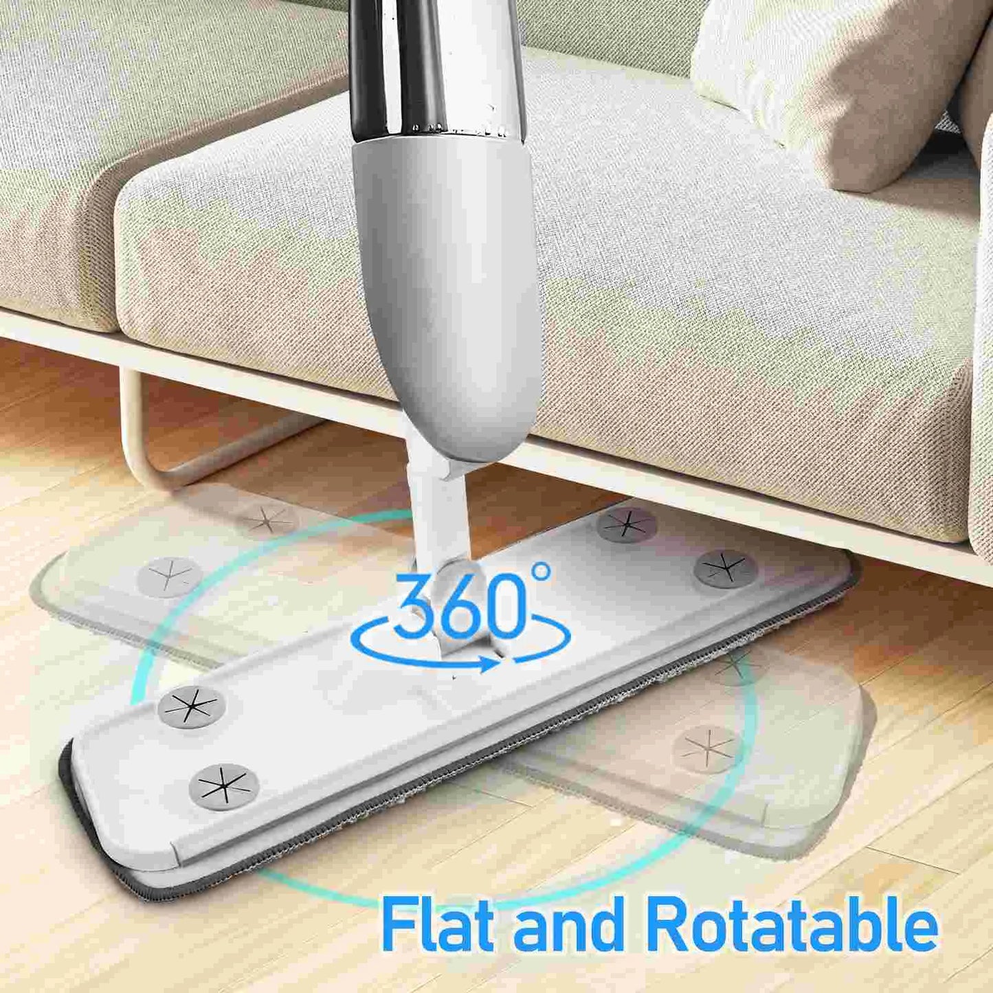 Refillable Rotatable Spray Mop With Replacement Pads Flat Mop For Cleaning Wet Mop Microfiber Spray Mop Dry Wet Floor Mop