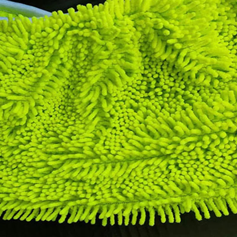 Microfiber Mop Cloth Absorbent Sponge Replacement Reusable Suitable for Swiffer Flat Mop Household Accessories Green Bathroom